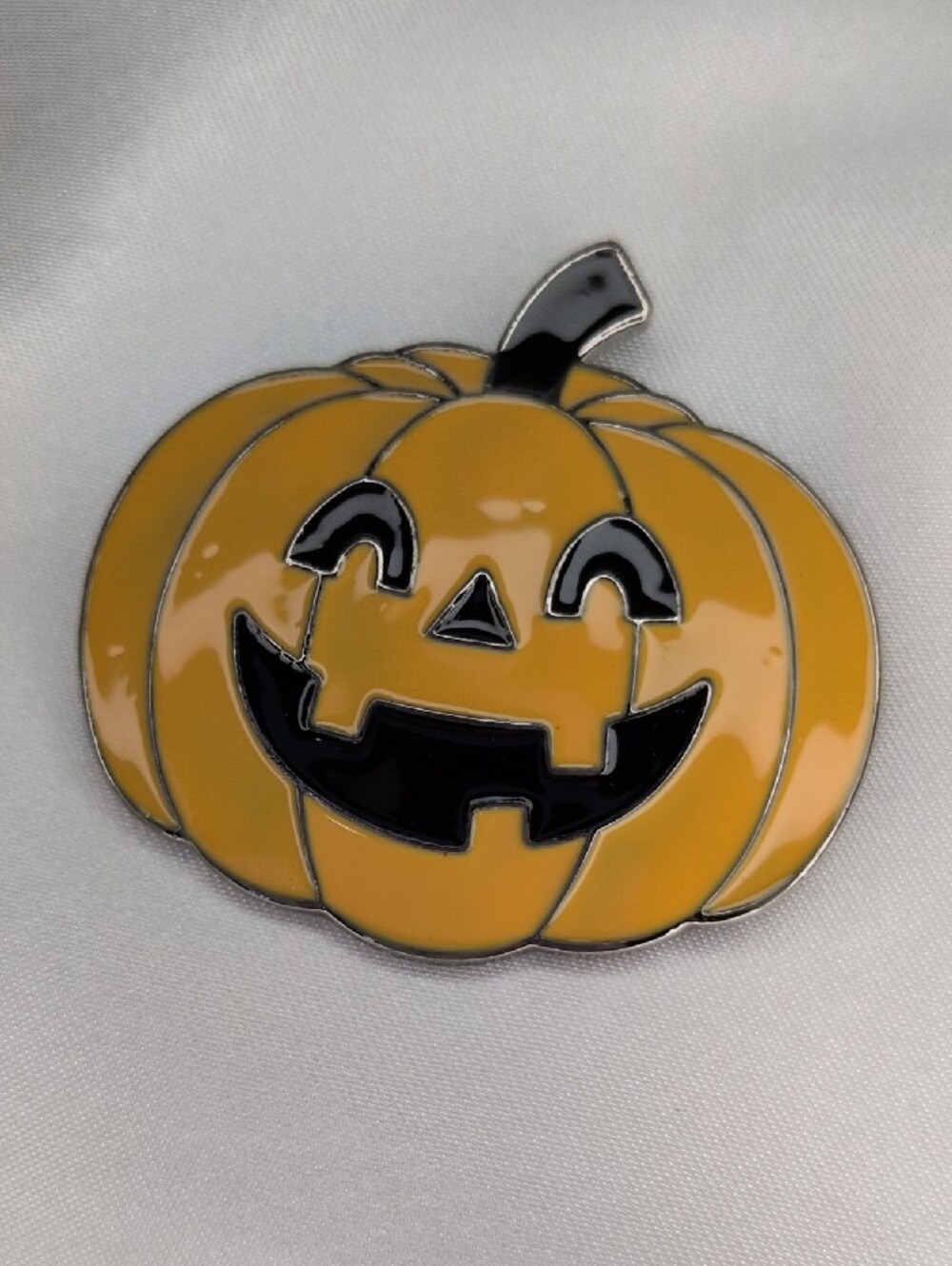 Halloween Brooch Pin Lot 5pc Witch Spider Skeleton Pumpkin Jack O Lantern - Picture 5 of 7